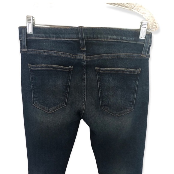 Current/Elliot The Stiletto Destroyed Skinny Jean Wren Destroy - Picture 6 of 7